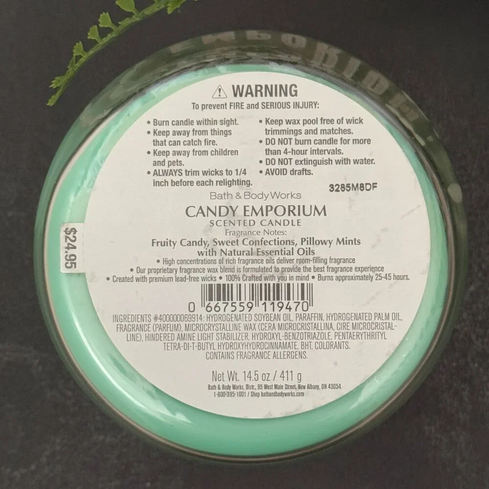 BBW Candy Emporium Bath & Body Works 3 Wick Candle - Picture 10 of 10
